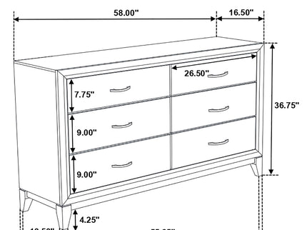 Carina - Panel Bedroom Set