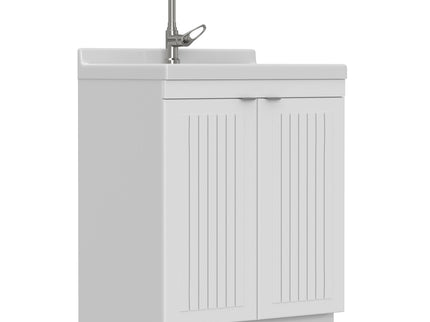Murphy - Laundry Cabinet & Faucet And Stainless Steel Sink