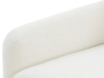 Tolland - Swivel Accent Chair With Antique Brass Nailhead Trim - Cream
