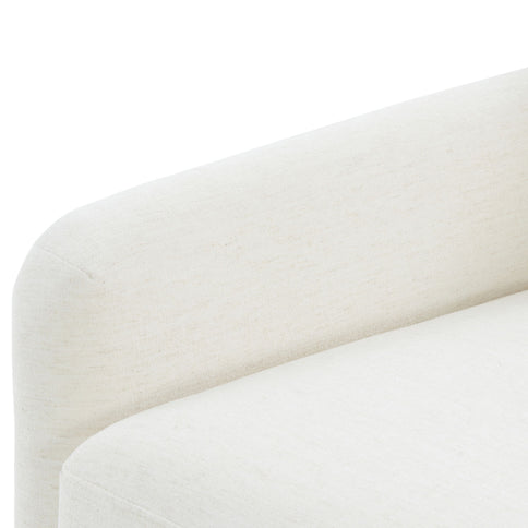 Tolland - Swivel Accent Chair With Antique Brass Nailhead Trim - Cream