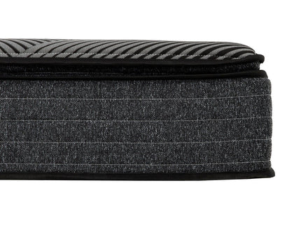 15" Euro Top Gel Memory Foam Hybrid Mattress With Pocket Coils, Cooling & Edge Support - Black - Queen