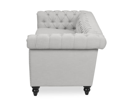 Chesterfield Style 3 Seater Sofa With Deep Button Tufting