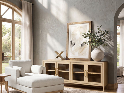 Marlowe - Glass Door Sideboard - White