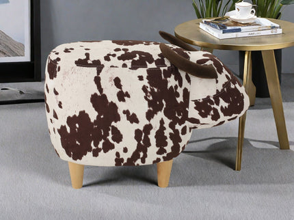 Cow Shaped Ottoman Footstool