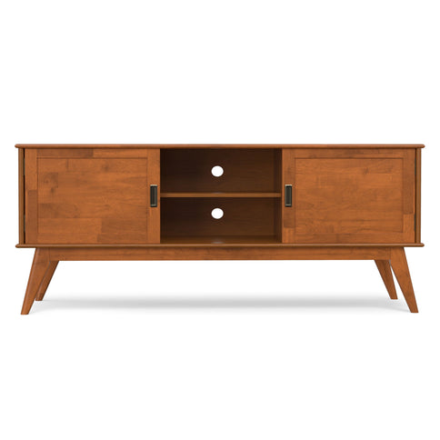 Draper - Handcrafted Mid Century Low TV Media Stand