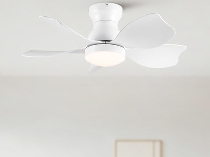 Low Profile Flush Mount Ceiling Fan With Light