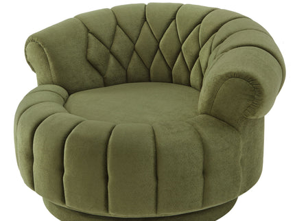Round Swivel Accent Chair With Rotation