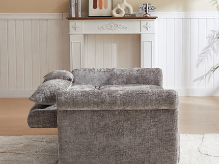 Loveseat Sofa Bed, Pull - Out Couch Sleeper & 2 Pillows