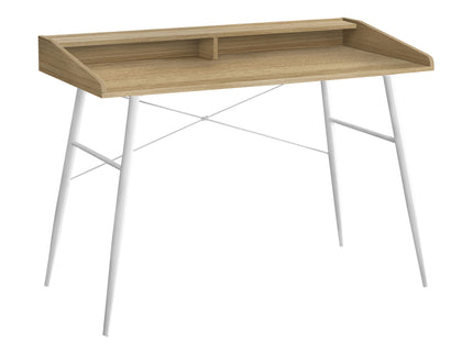 Computer Desk For Home Office, Laptop, Storage Shelves, Contemporary Versatile Placement - Natural
