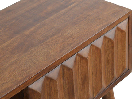 Prism Sliding Media Unit - Chestnut