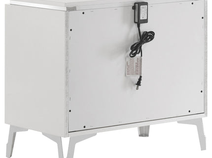 Buckley - 2 Drawer Nightstand - Gloss White