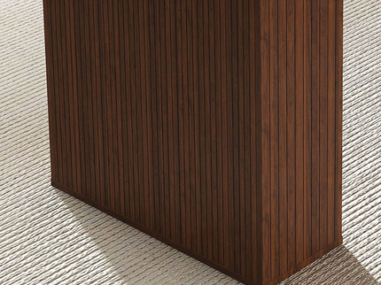Rectangular Dining Table With Storage Base - Walnut