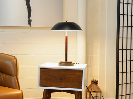 Cosmiclume - Umbrella Shaped Table Lamp 110V - Black