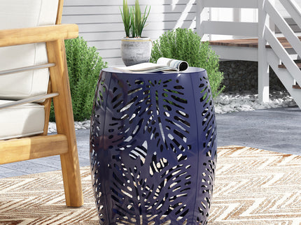Modern Design Metal End Table, Large