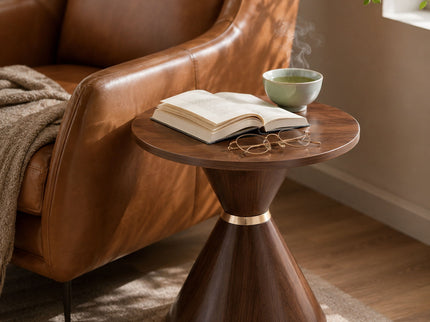 2 Piece Round Coffee Table Set For Living Room