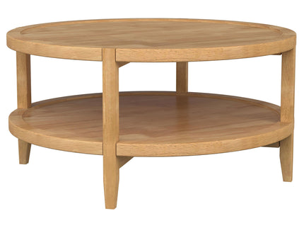 Isbell - Round Table With Storage Shelf