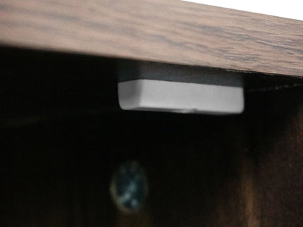 78" TV Stand With Storage Cabinets For Living Room - Walnut