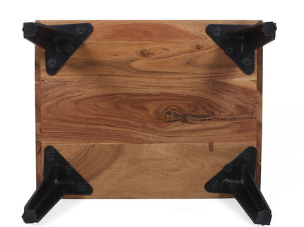 Asther - Bedside Table - Natural Wood / Brown