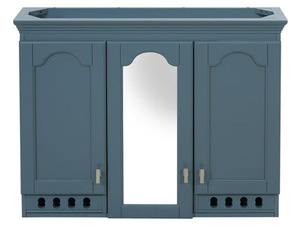 Wall Mount Mirror Cabinet With Adjustable Shelves, Soft Closing Hinges