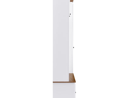 Entryway Hall Tree With Storage Bench, Coat Rack Shoe Bench With Cabinets