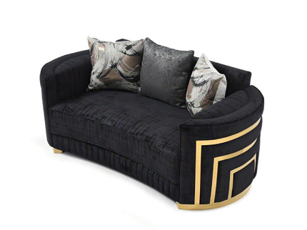 Soledad - Loveseat - Black