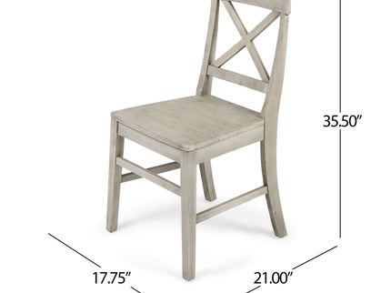 Plethora - Dining Chair With X Shaped Back (Set of 2)