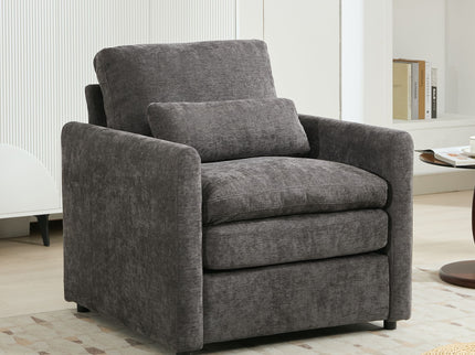 Cozy Upholstered Cushion Armchair For Living Room