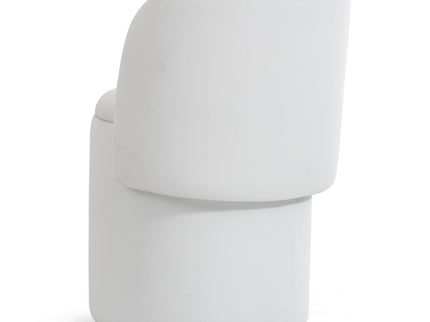 Barrel Chair With Built In Storage, 360° Swivel - Beige