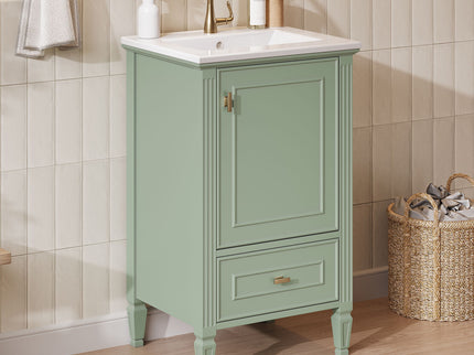 Retro Bathroom Vanity With Sink