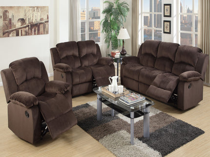 Modern Style Living Room Set With Reclining