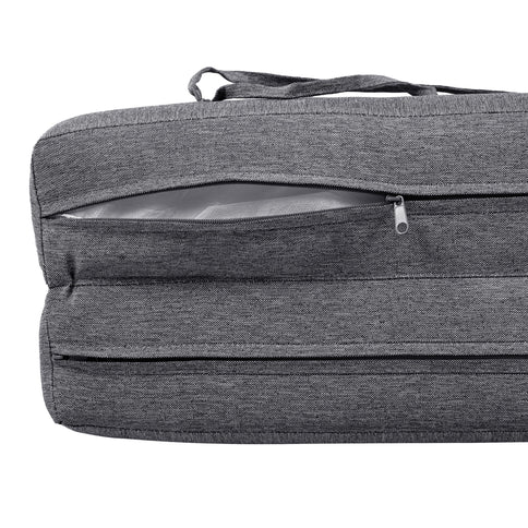 Outdoor Chaise Lounge Cushion Only, Water-Resistant Patio Lounge Chair Cushion With Removable Cover