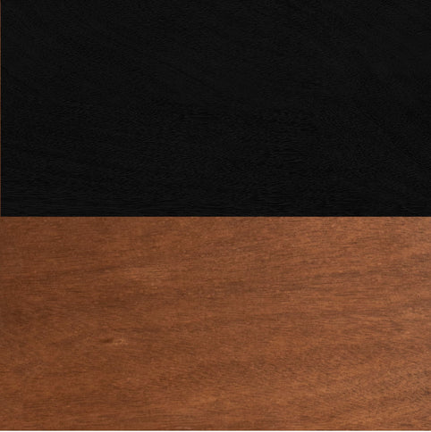 Fireplace TV Stand Console For TVs Up To 100" - Black / Bourbon