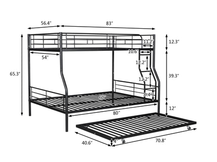 Steel Construction Bunk Bed