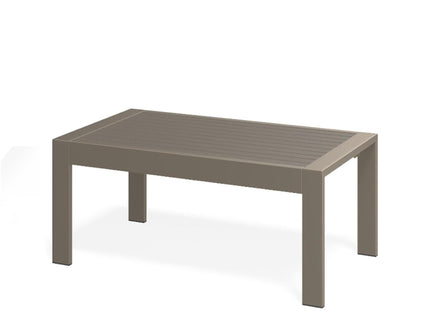 All-Weather Outdoor Coffee Table With Wood-Look Top