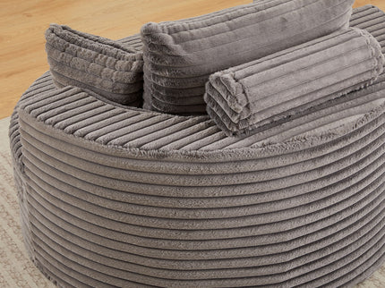 Modern Single Sofa With Backrest Pillow For Living Room