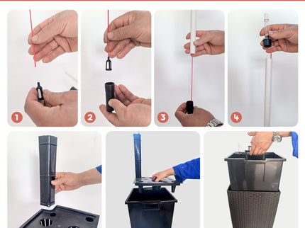 Indoor Outdoor Planter With Automatic Watering System
