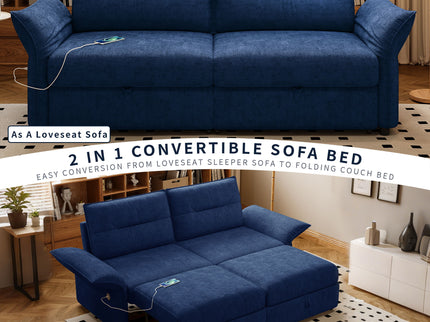 Sofa Bed With Convertible Design, Living Room Furniture
