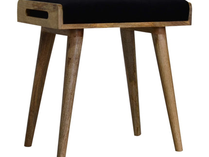 Tray Style Footstool - Black