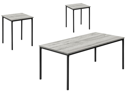 Table Set, Coffee, End, Contemporary, Modern (Set of 3)