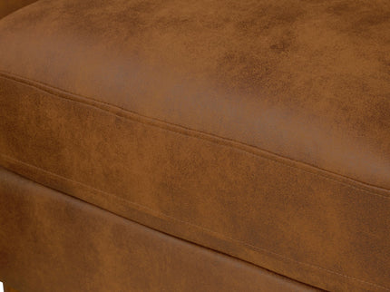 Modular Upholstered Sectional, Medium Firm Seat Cushion, Custom Configuration - Brown