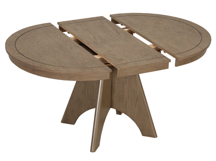 Extendable Dining Table With Sturdy Crossed Legs
