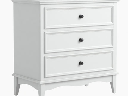 3 Drawer Dresser - White