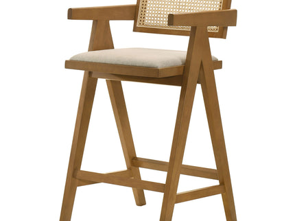 Remy - Bar Chair (Set of 2) With Upholstery - Walnut