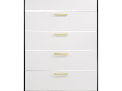 Karena - Rectangular 5 Drawer Chest - White