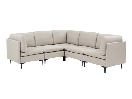 Upholstered Modular Sectional With Tall Legs