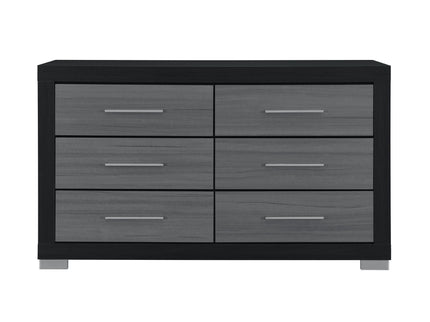 Elsa - 2 Toned And Dresser With Bar Handle And Construction