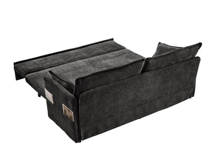 Pull Out Sofa Bed, Convertible Sleeper Sofa Couch, Side Storage, And USB / C - Type Charging Ports Chair