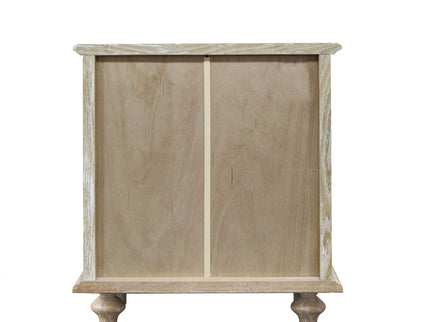 Farmhouse Nightstand With 4 Drawers