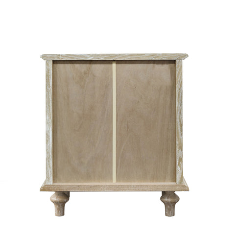Farmhouse Nightstand With 4 Drawers