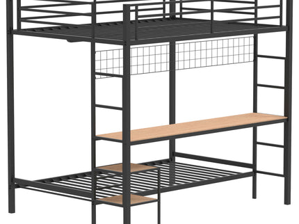 Barham - Workstation Bunk Bed With Integrated Desk
